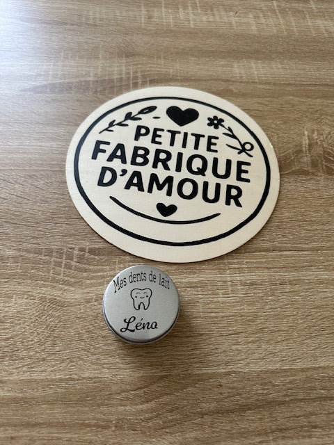 🦷 Boîte à Dents de Lait Personnalisée – Un Souvenir Unique de l’Enfance