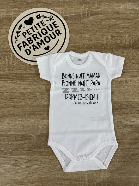Body bébé humoristique