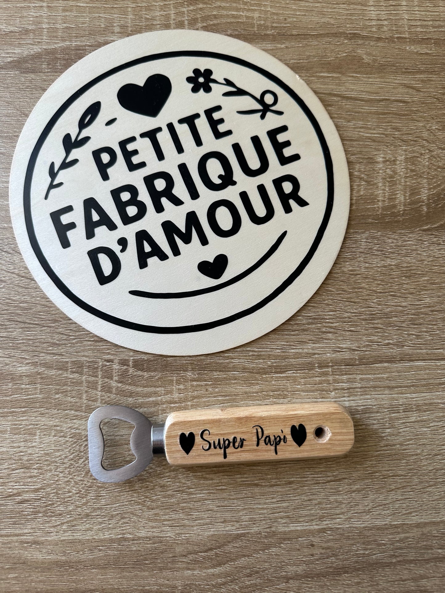Décapsuleur en Bois personnalisable