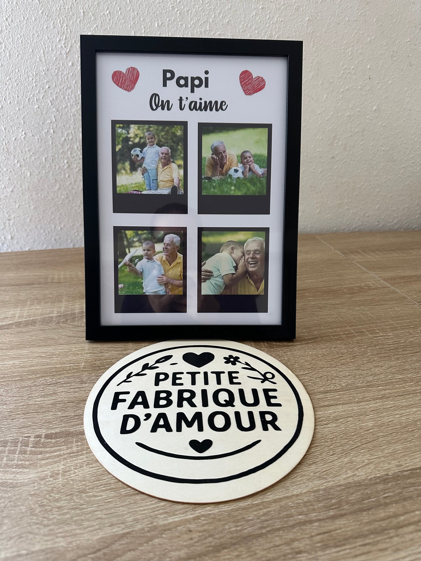 "Cadre personnalisé avec 4 Photos"