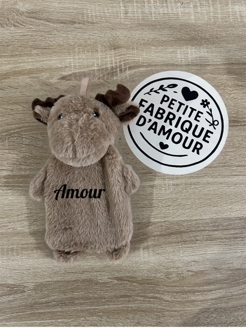 🦌🐰 Bouillotte Enfant Toute Douce – Renne ou Lapin