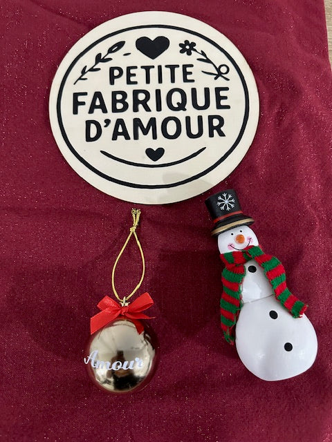 🎅 Boule de Noël personnalisée