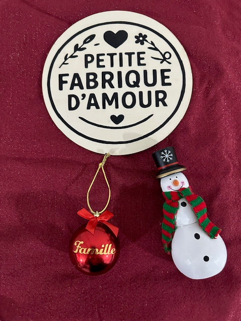 🎅 Boule de Noël personnalisée