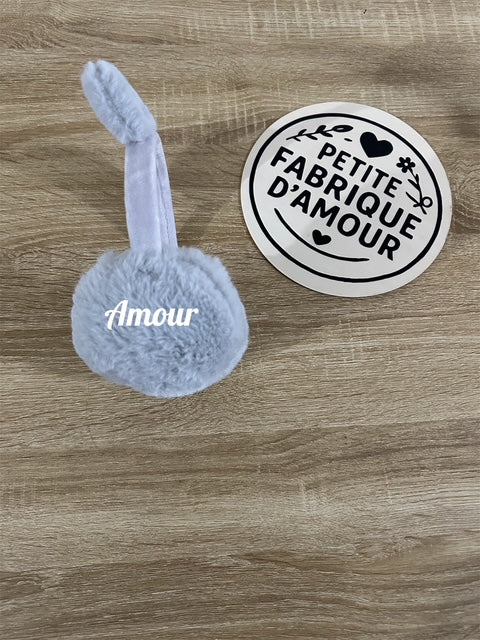 🐰 Cache-oreilles personnalisés tout doux